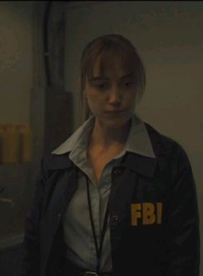 Maika Monroe Longlegs 2024 FBI Jacket