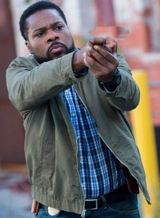 Malcolm-Jamal Warner Major Crimes Green Jacket