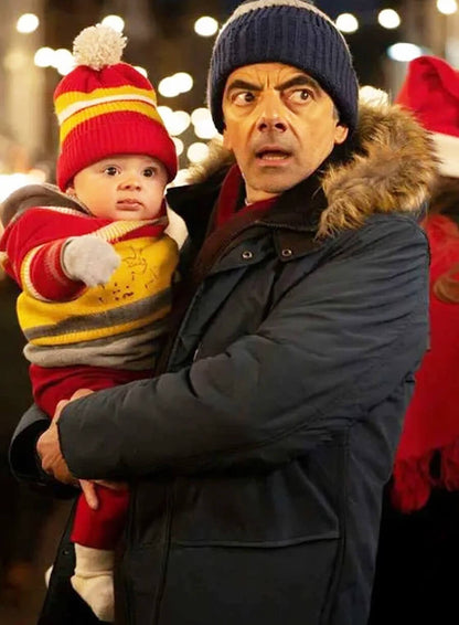Man vs Baby 2025 Trevor Bingley Blue Parka Jacket