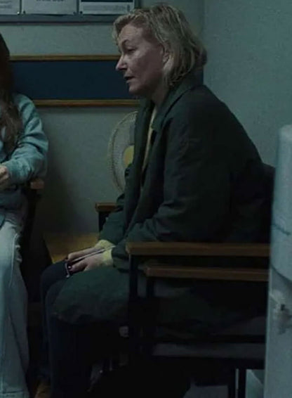 Manda Miller Adolescence 2025 Green Coat