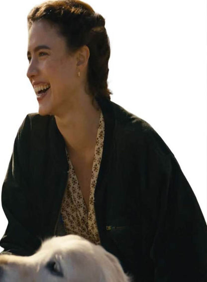 Margaret Qualley Love of Your Life Black Bomber Jacket
