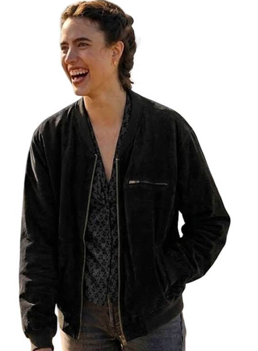 Margaret Qualley Love of Your Life Black Bomber Jacket