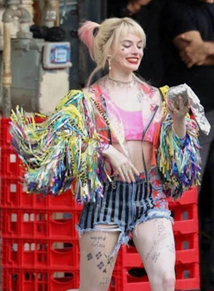 Margot Robbie Birds of Prey Fringed Jacket