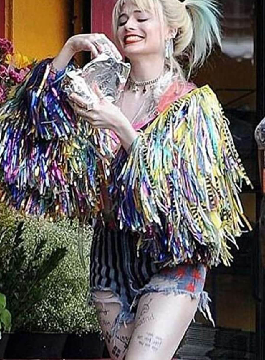 Margot Robbie Birds of Prey Fringed Jacket