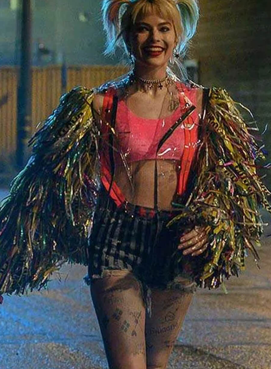 Margot Robbie Birds of Prey Fringed Jacket