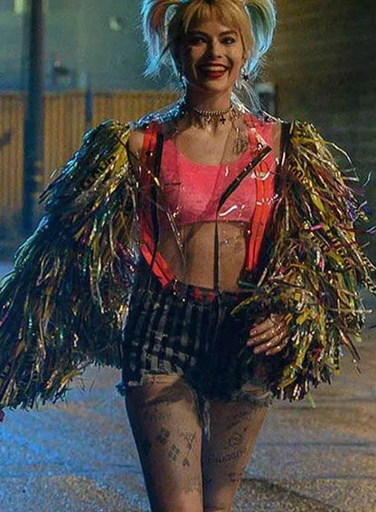 Margot Robbie Birds of Prey Fringed Jacket