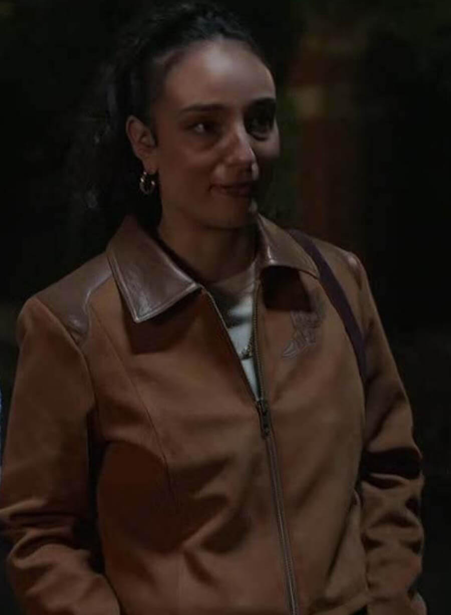 Margy El Sherif Ted Lasso S04 Brown Suede Jacket