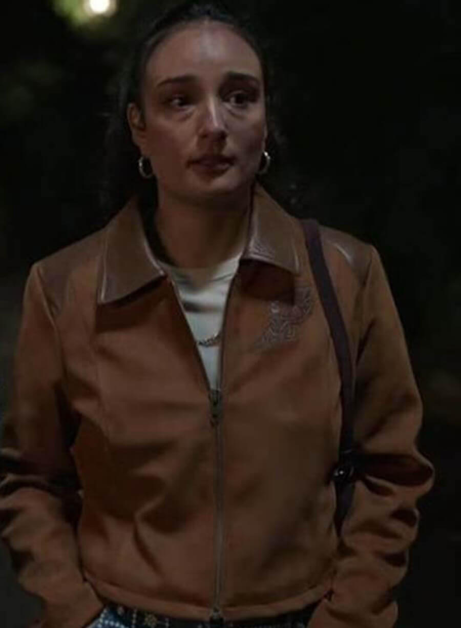 Margy El Sherif Ted Lasso S04 Brown Suede Jacket