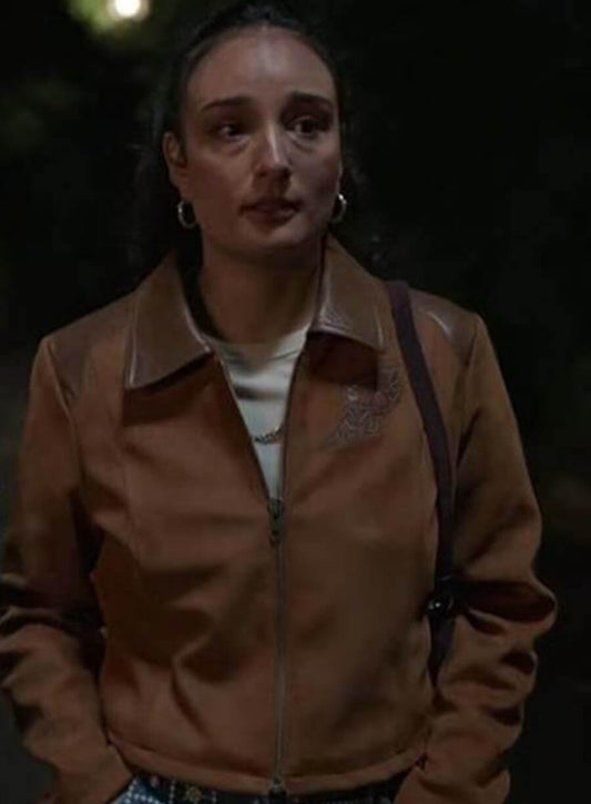 Margy El Sherif Ted Lasso S04 Brown Suede Jacket