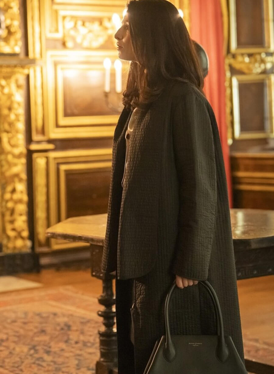 Marisa Abela Industry S03 Black Coat