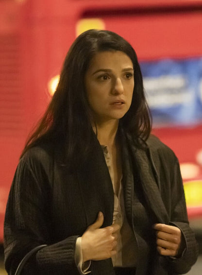 Marisa Abela Industry S03 Black Coat