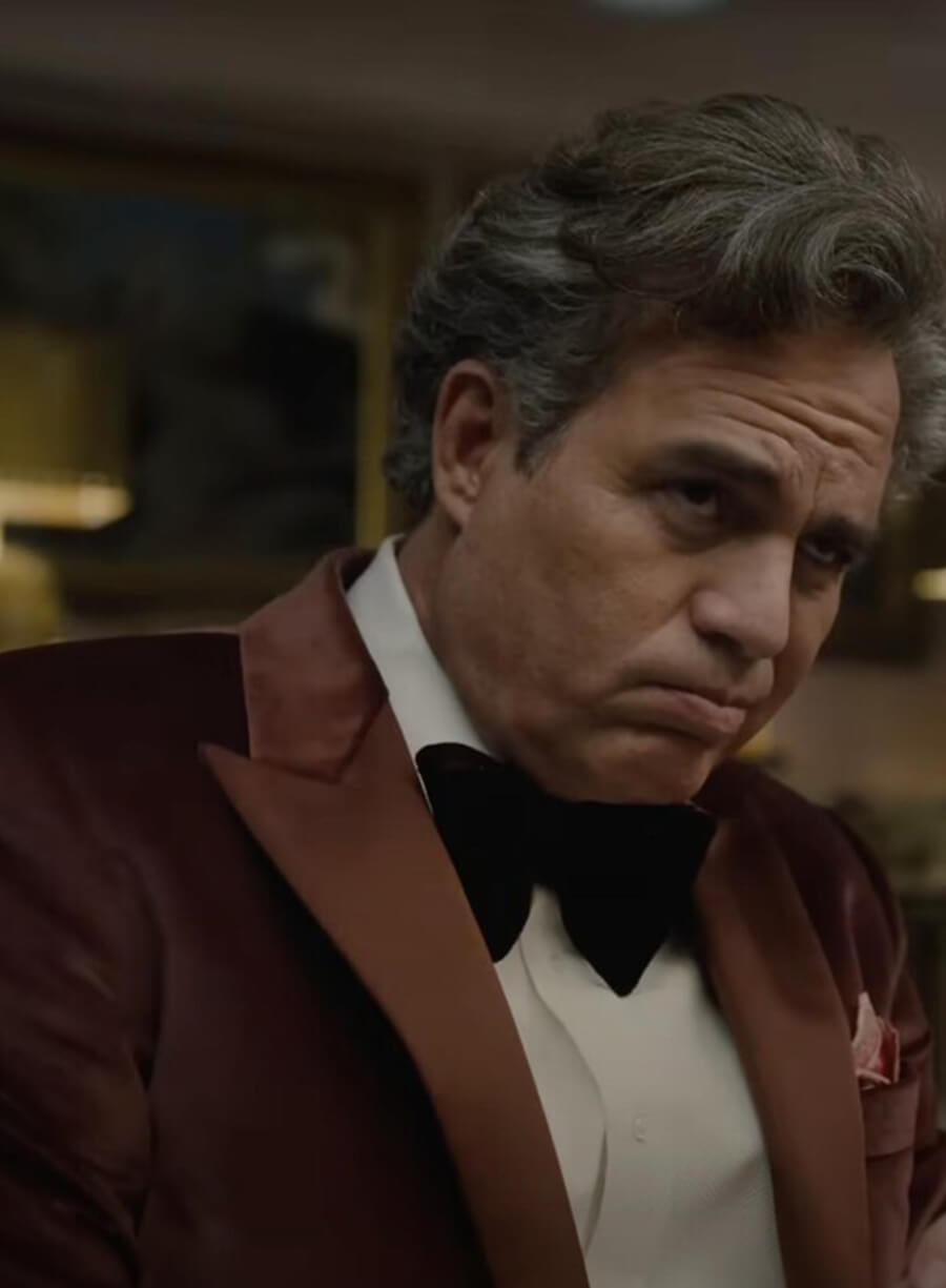 Mark Ruffalo Mickey 17 Velvet Blazer