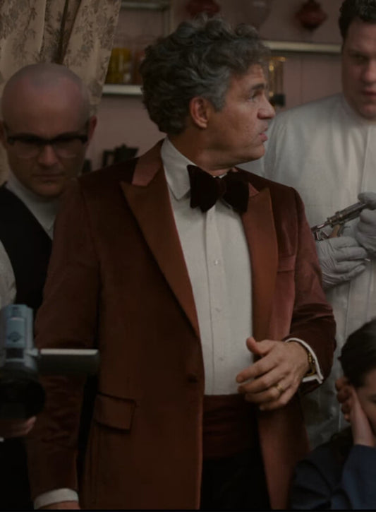 Mark Ruffalo Mickey 17 Velvet Blazer