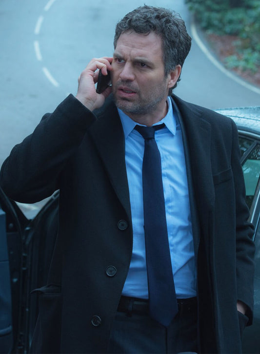 Mark Ruffalo Now You See Me 2 Black Wool Coat