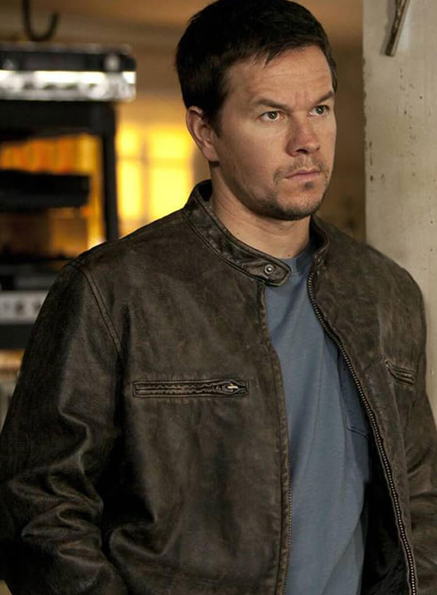 Mark Wahlberg Contraband Brown Leather Jacket
