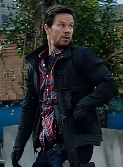 Mark Wahlberg Mile 22 Black Jacket