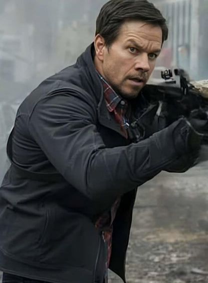 Mark Wahlberg Mile 22 Black Jacket