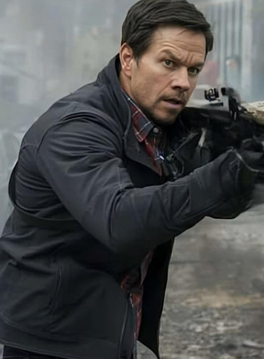 Mark Wahlberg Mile 22 Black Jacket