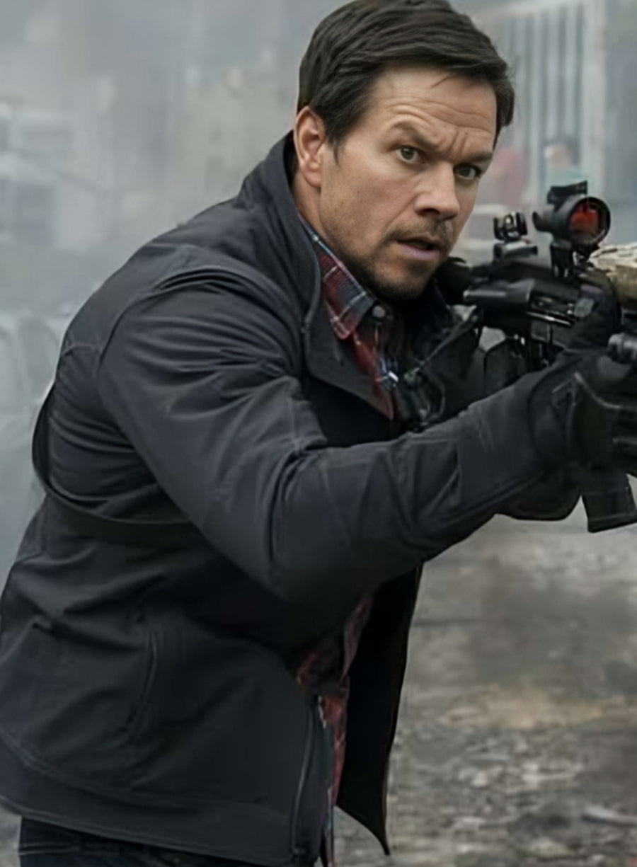 Mark Wahlberg Mile 22 Black Jacket