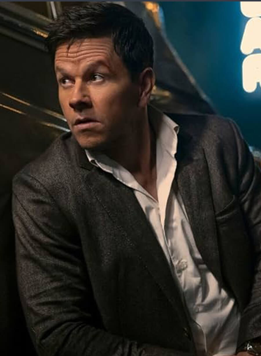 Mark Wahlberg Play Dirty 2025 Grey Suit