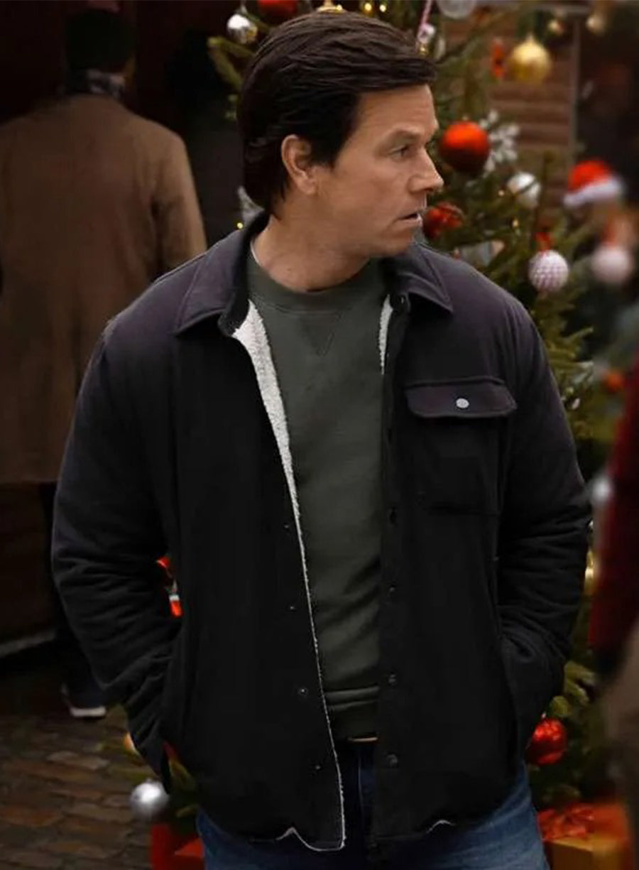 Mark Wahlberg The Family Plan 2 Black Jacket