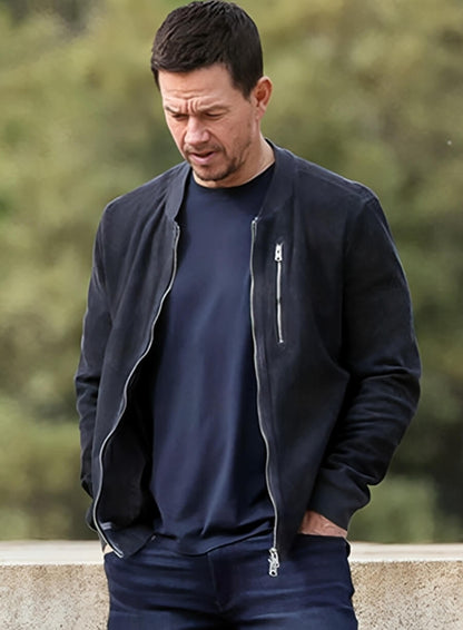 Mark Wahlberg The Union Black Leather Jacket