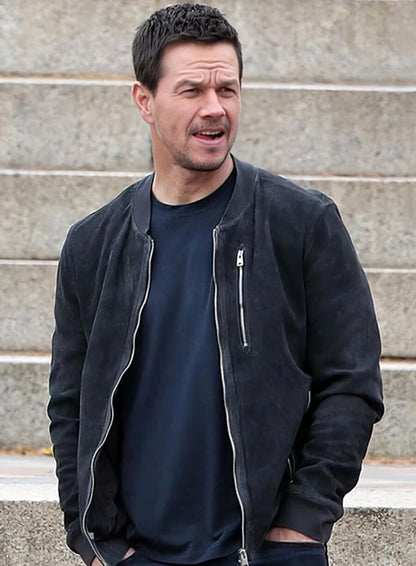 Mark Wahlberg The Union Black Leather Jacket