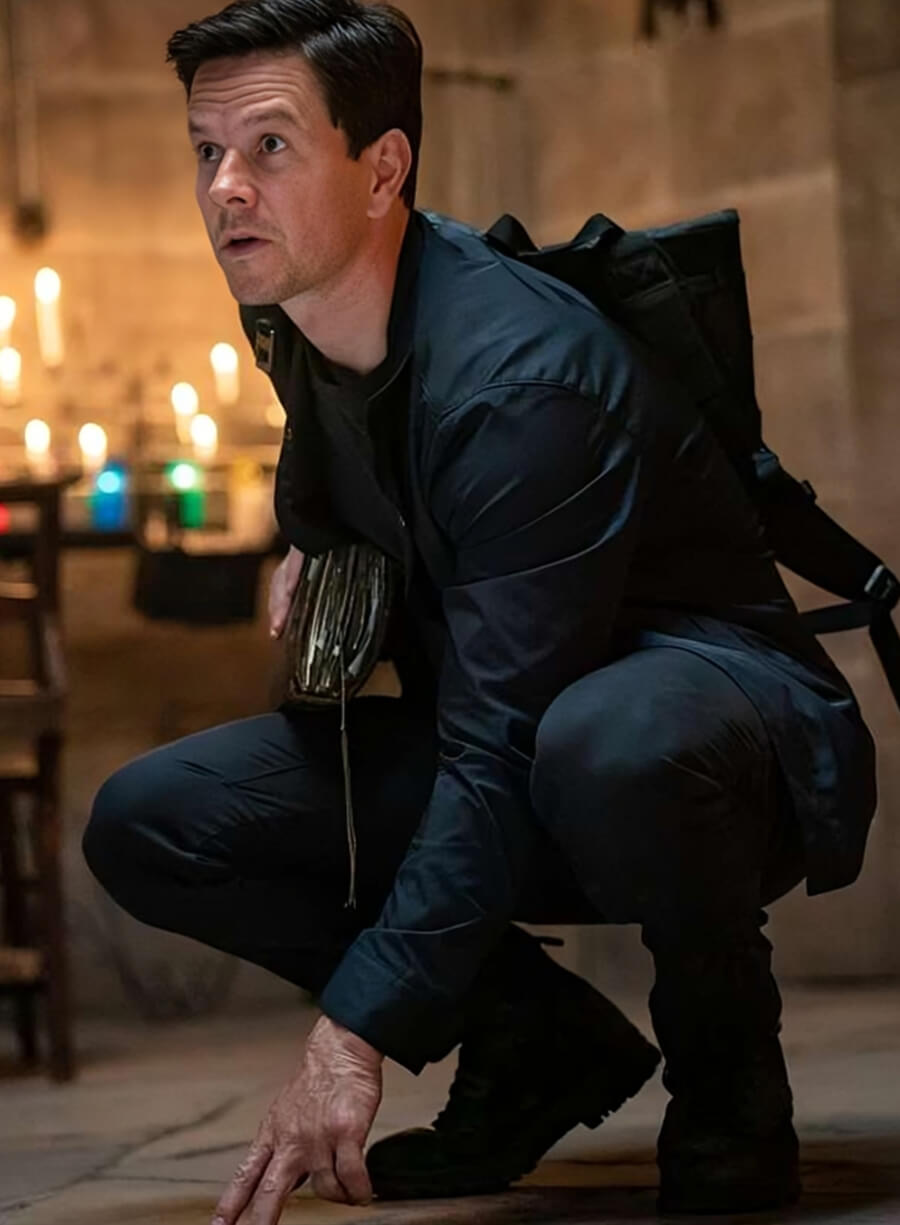 Mark Wahlberg Uncharted Black Cotton Jacket