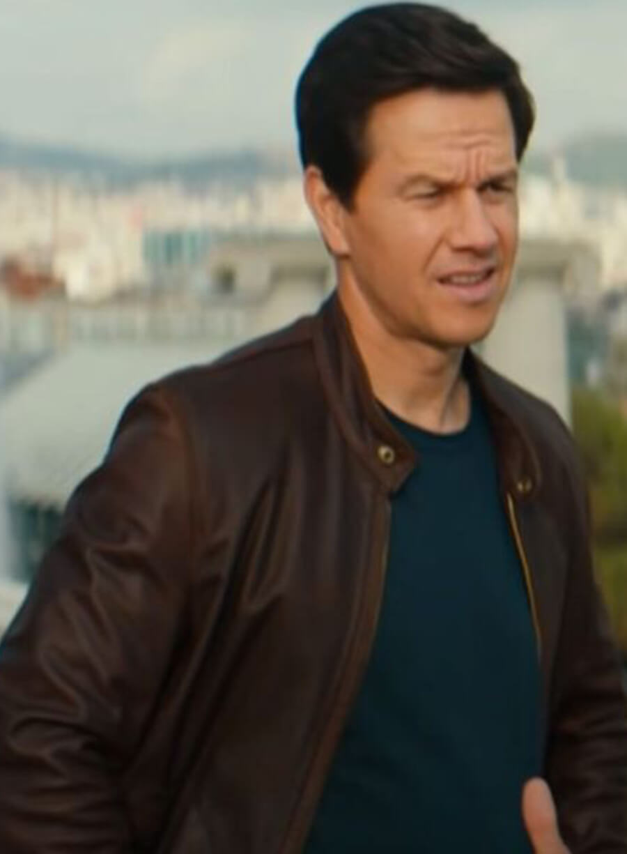 Mark Wahlberg Uncharted Brown Leather Jacket