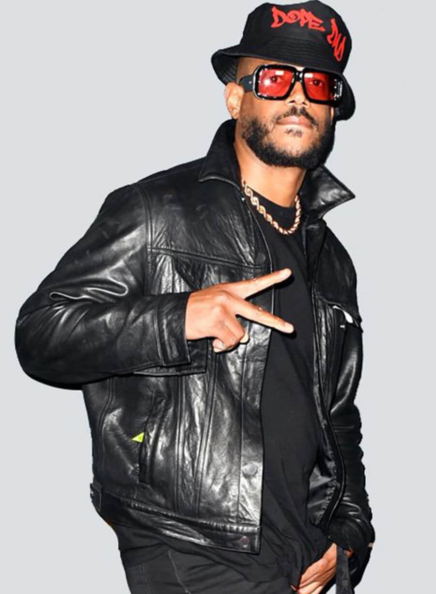 Marlon Wayans Bet Awards Black Leather Jacket