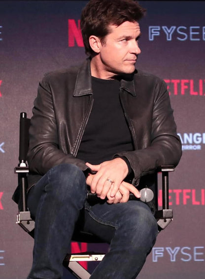 Martin Byrde Ozark Tv Series Black Leather Jacket