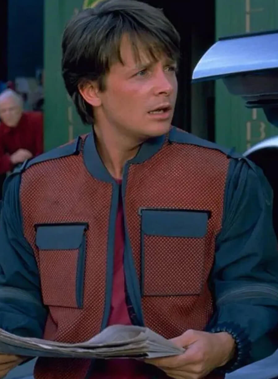 Marty Mcfly Back To The Future Leather Jacket