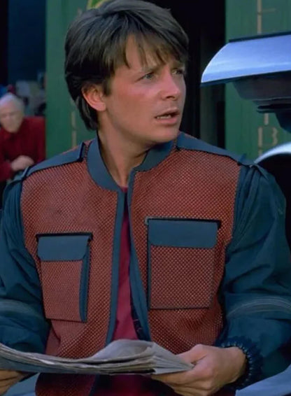 Marty Mcfly Back To The Future Leather Jacket