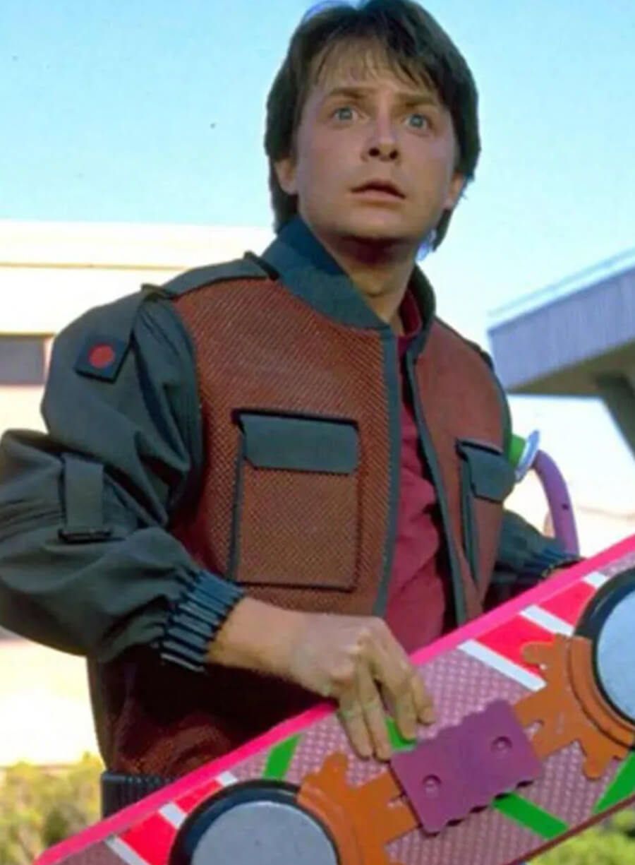 Marty Mcfly Back To The Future Leather Jacket