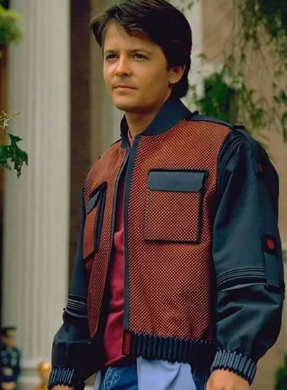 Marty Mcfly Back To The Future Leather Jacket