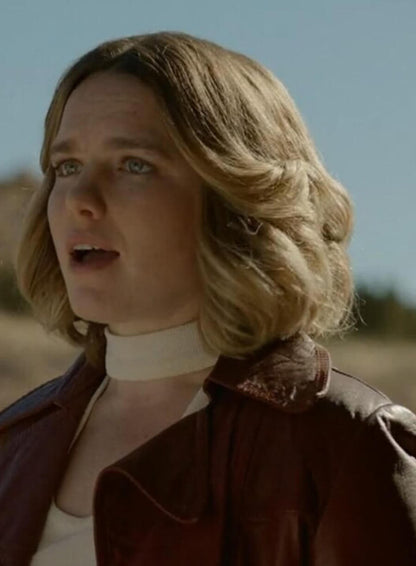 Mary Landon Dark Winds Leather Blazer