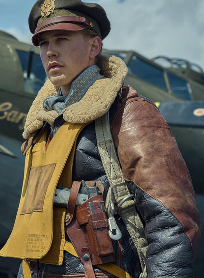 Masters Of The Air Austin Butler Leather Jacket