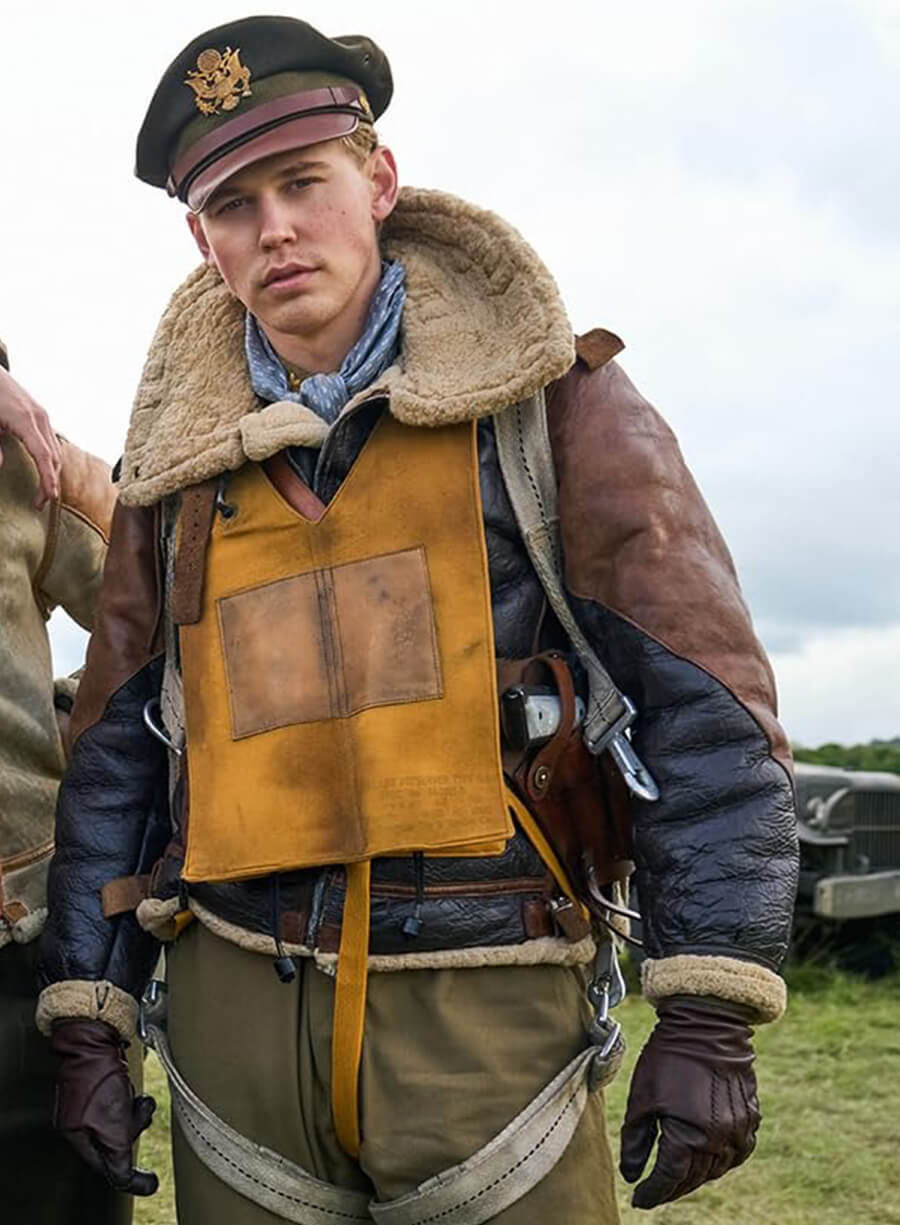 Masters Of The Air Austin Butler Leather Jacket