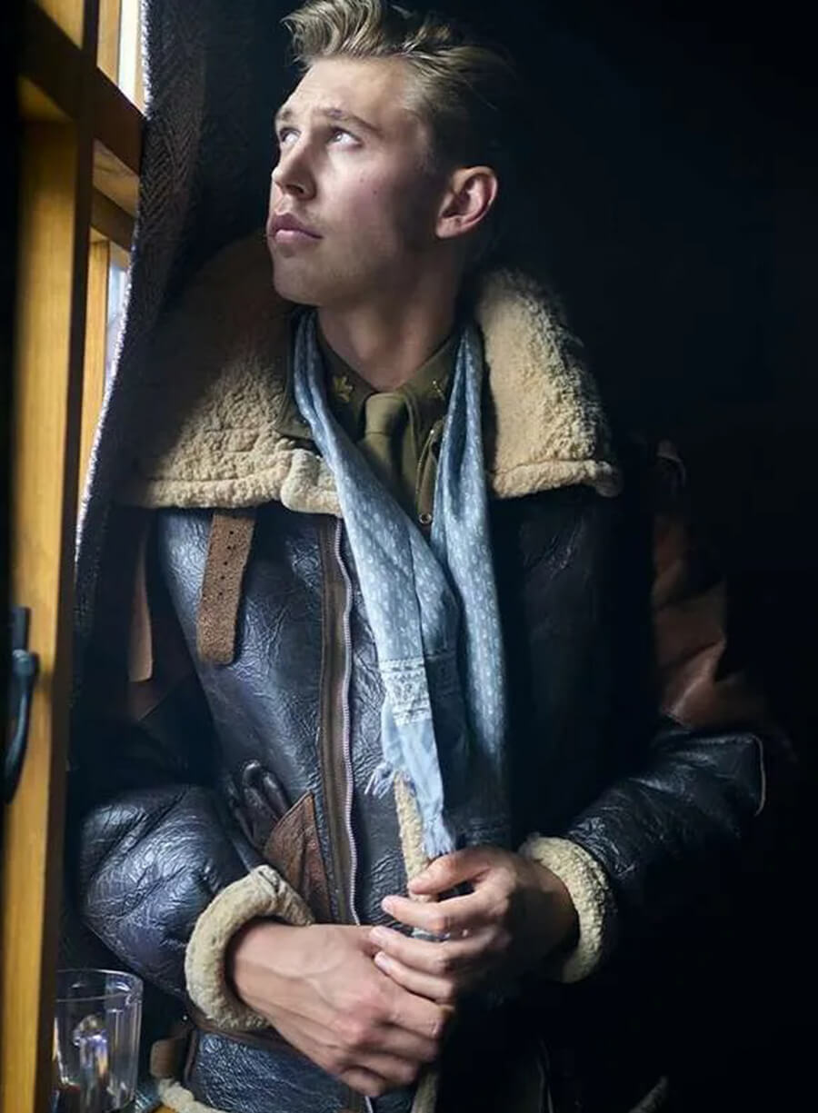 Masters Of The Air Austin Butler Leather Jacket