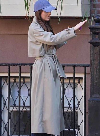 Materialists 2025 Lucy Beige Trench Coat