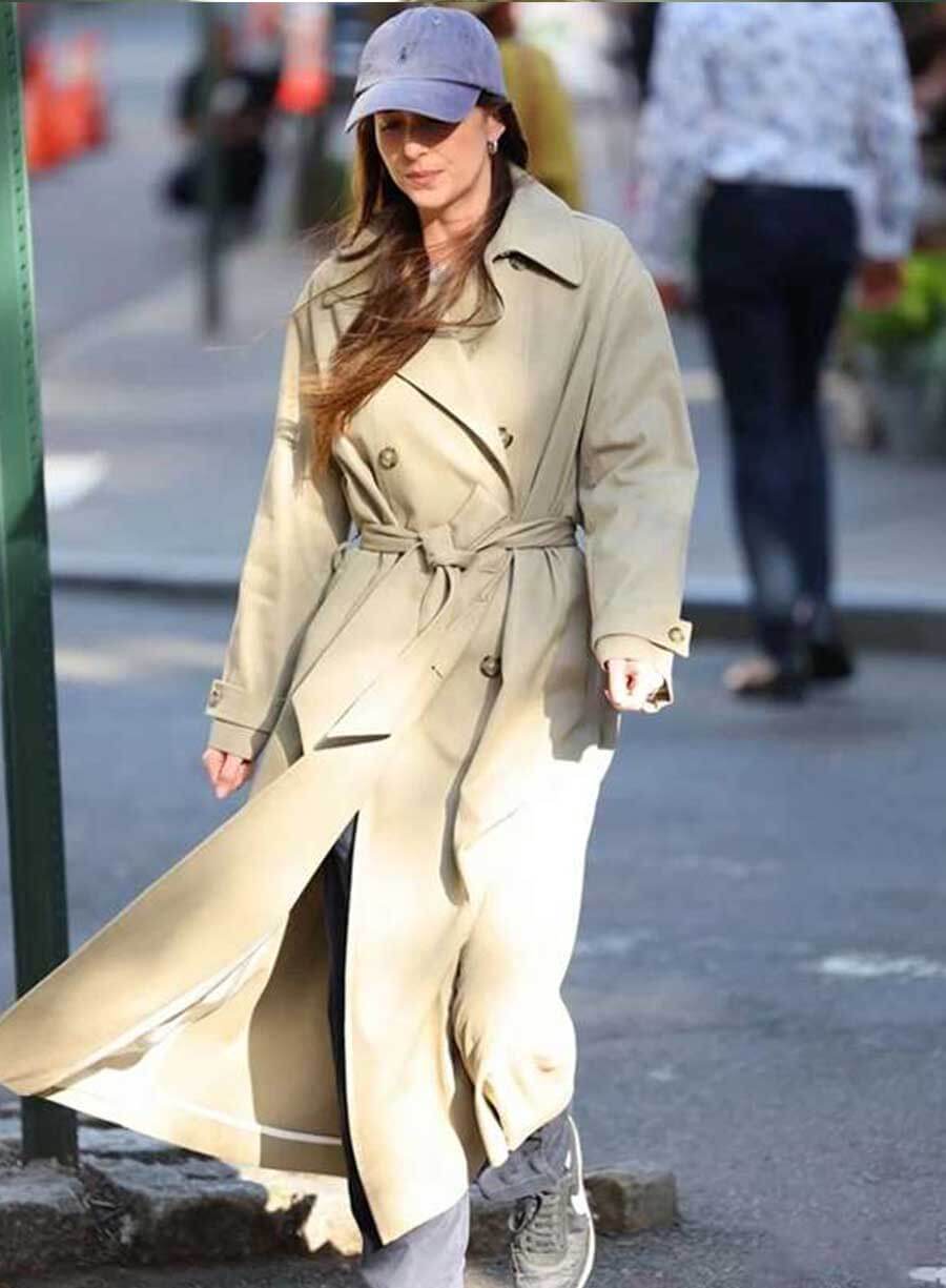 Materialists 2025 Lucy Beige Trench Coat