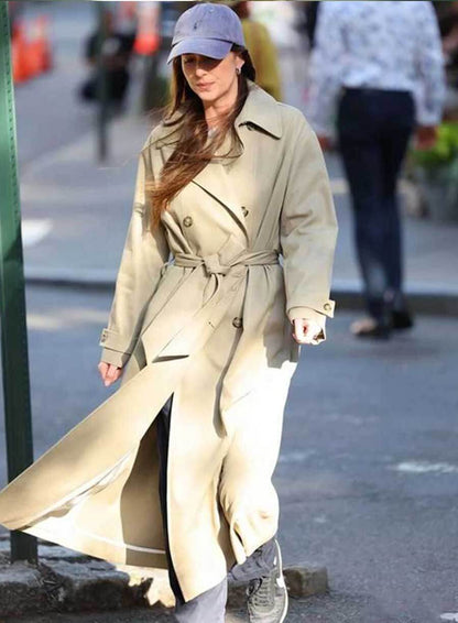 Materialists 2025 Lucy Beige Trench Coat
