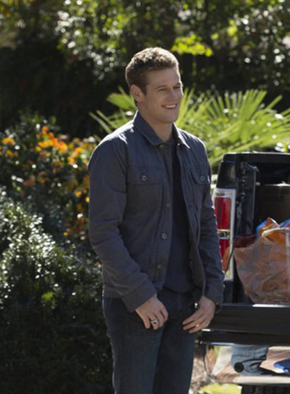 Matt Donovan The Vampire Diaries S05 Grey Jacket