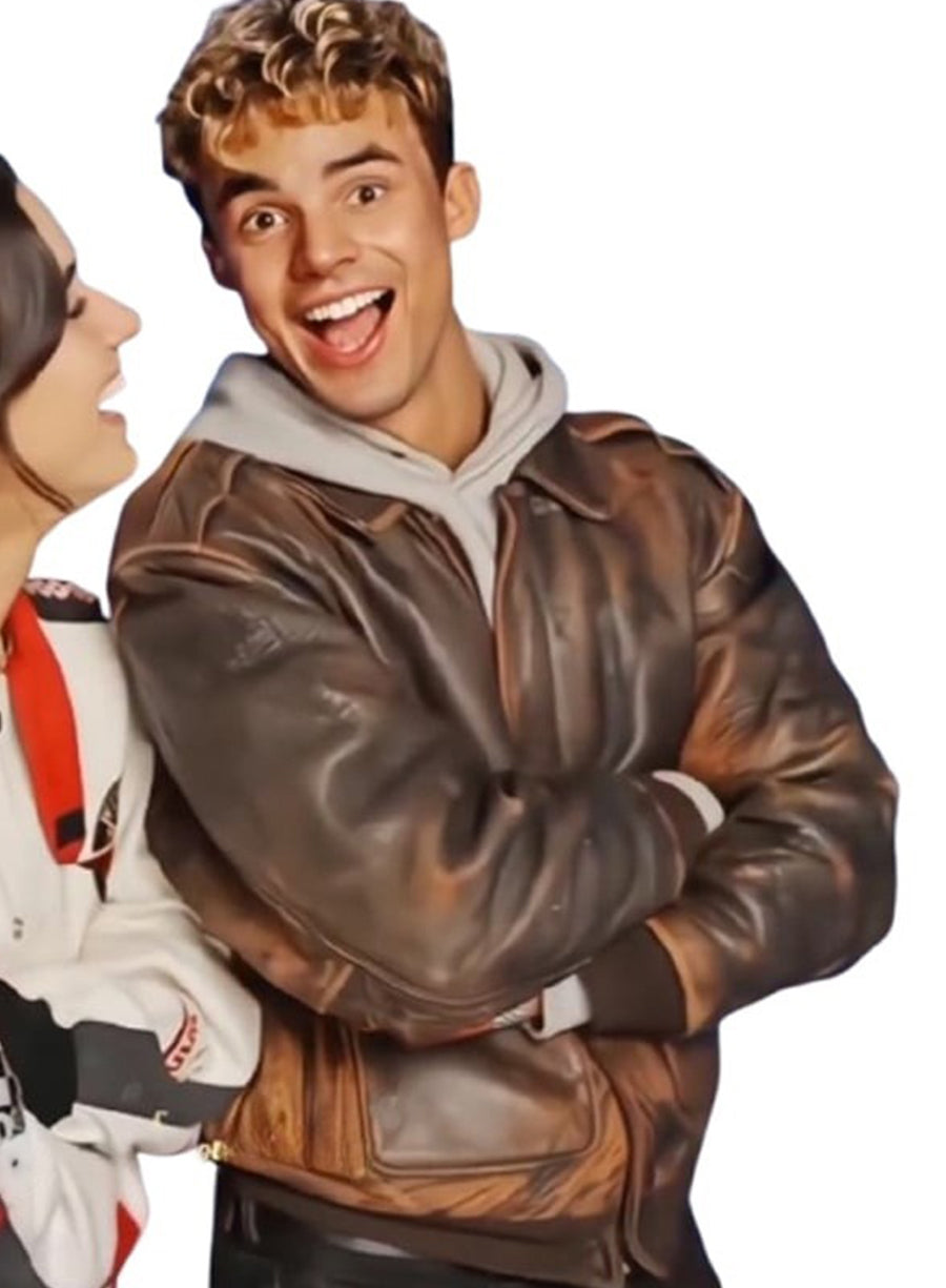 Matthew Broome My Fault London Distressed Leather Jacket