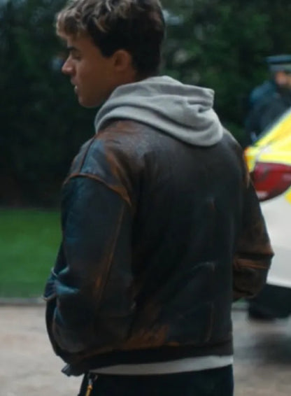 Matthew Broome My Fault London Distressed Leather Jacket