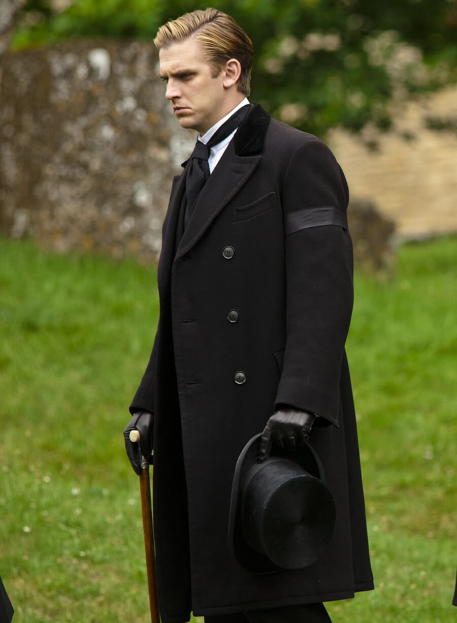 Matthew Crawley Downton Abbey Black Coat