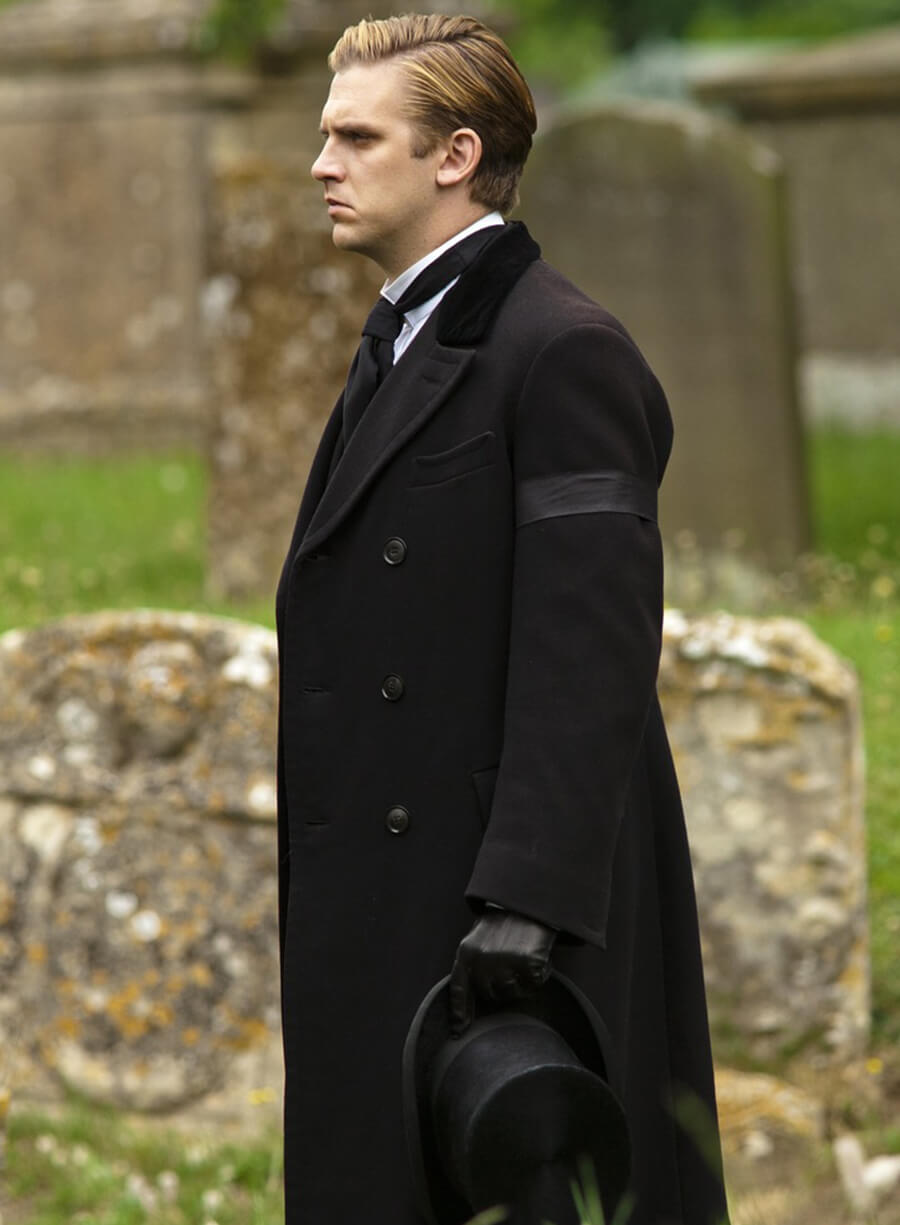 Matthew Crawley Downton Abbey Black Coat