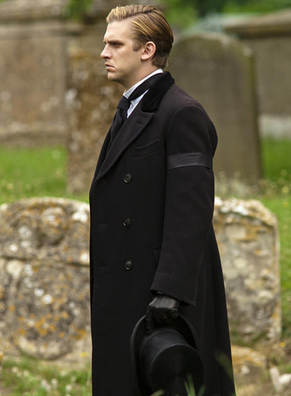 Matthew Crawley Downton Abbey Black Coat