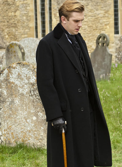 Matthew Crawley Downton Abbey Black Coat