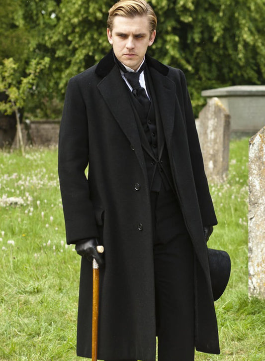 Matthew Crawley Downton Abbey Black Coat